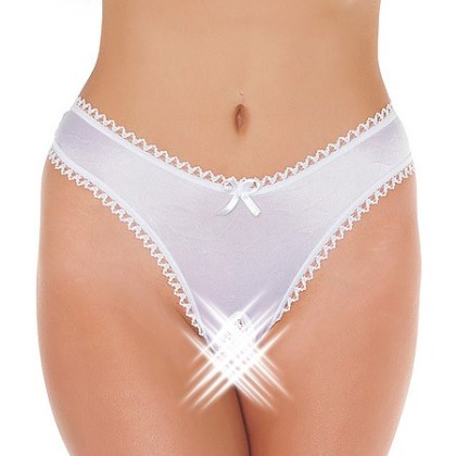 Ouvert-String, weiß (One Size) Ouvert-String, weiß (One Size)