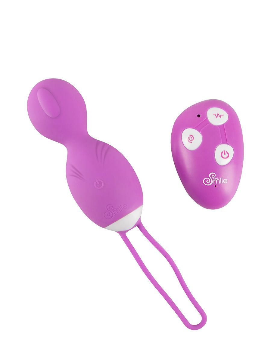 Sweet Smile Rotating Love Ball: Vibrokugel mit Rotation, pink