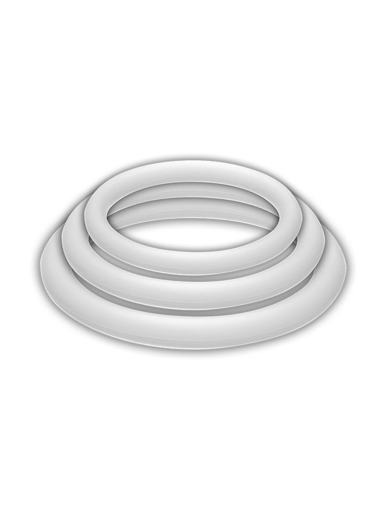 POTENZplus: Penisringe-Set, transparent