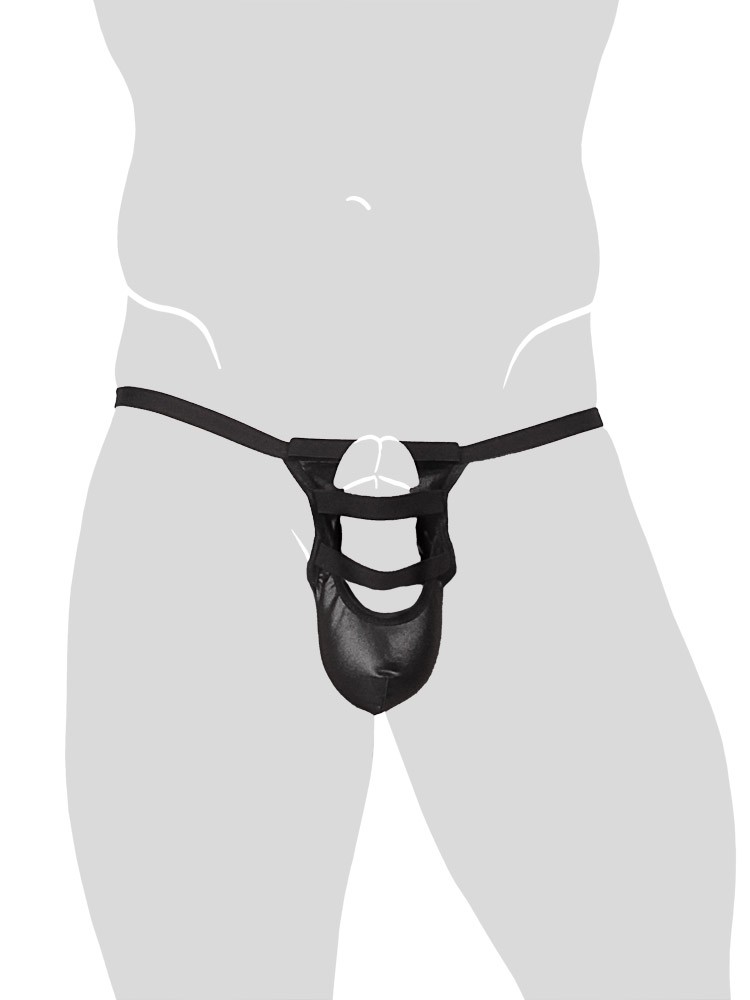 Male Power Extreme: Perk-U-Later String, schwarz (One Size)