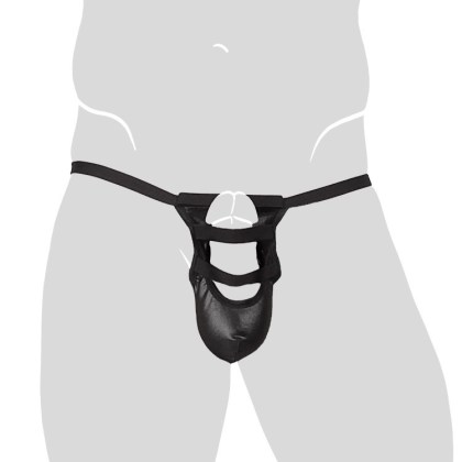 Male Power Extreme: Perk-U-Later String, schwarz (One Size) Male Power Extreme: Perk-U-Later String, schwarz (One Size)