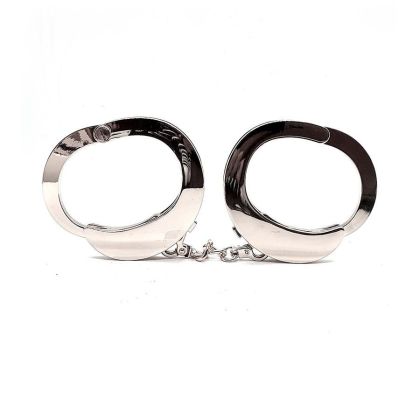 Roomfun UFO Handcuffs: Handschellen, silber poliert Roomfun UFO Handcuffs: Handschellen, silber poliert