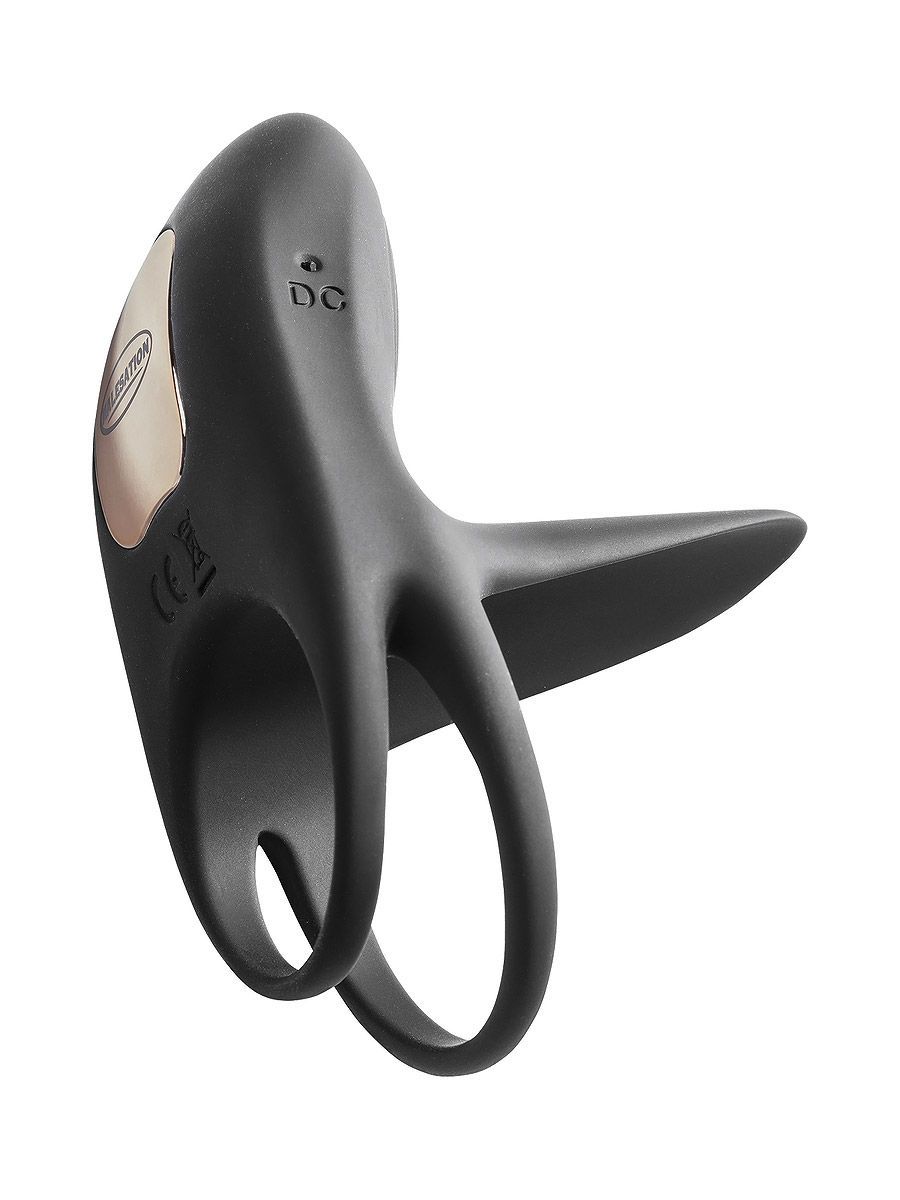 Malesation Vibro Pleasure: Vibro-Penisring, schwarz