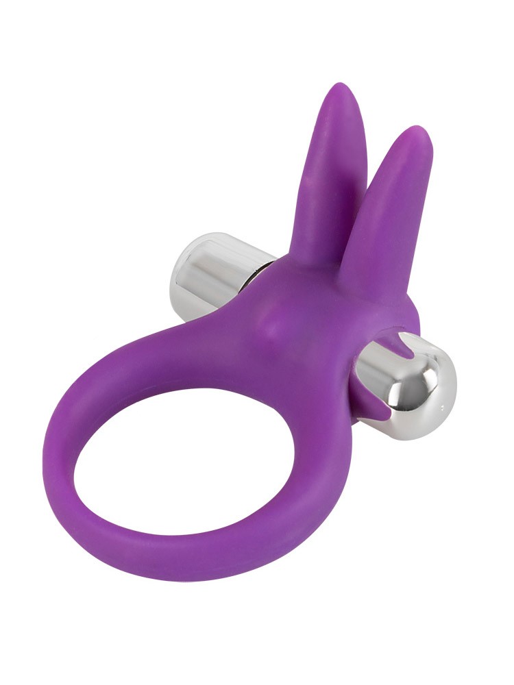 Sweet Smile Rabbit: Vibro-Penisring, lila