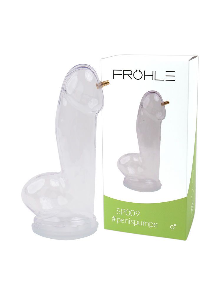 Fröhle: SP009 Realistischer Peniszylinder, glasklar