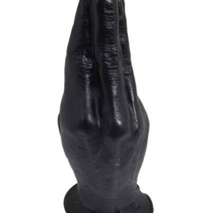 Hand: Dildo 21cm, schwarz Hand: Dildo 21cm, schwarz