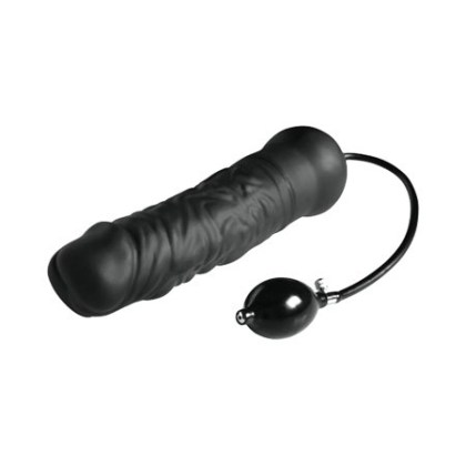 Master Series Leviathan Giant Inflatable Dildo: Dildo mit Pumpe, schwarz Master Series Leviathan Giant Inflatable Dildo: Dildo mit Pumpe, schwarz