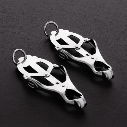Triune Squeezer Teaser Clover Nipple Clamps: Edelstahl-Nippelklemmen Triune Squeezer Teaser Clover Nipple Clamps: Edelstahl-Nippelklemmen