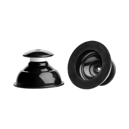 Master Series Plungers: Silikon-Nippelsauger, schwarz Master Series Plungers: Silikon-Nippelsauger, schwarz