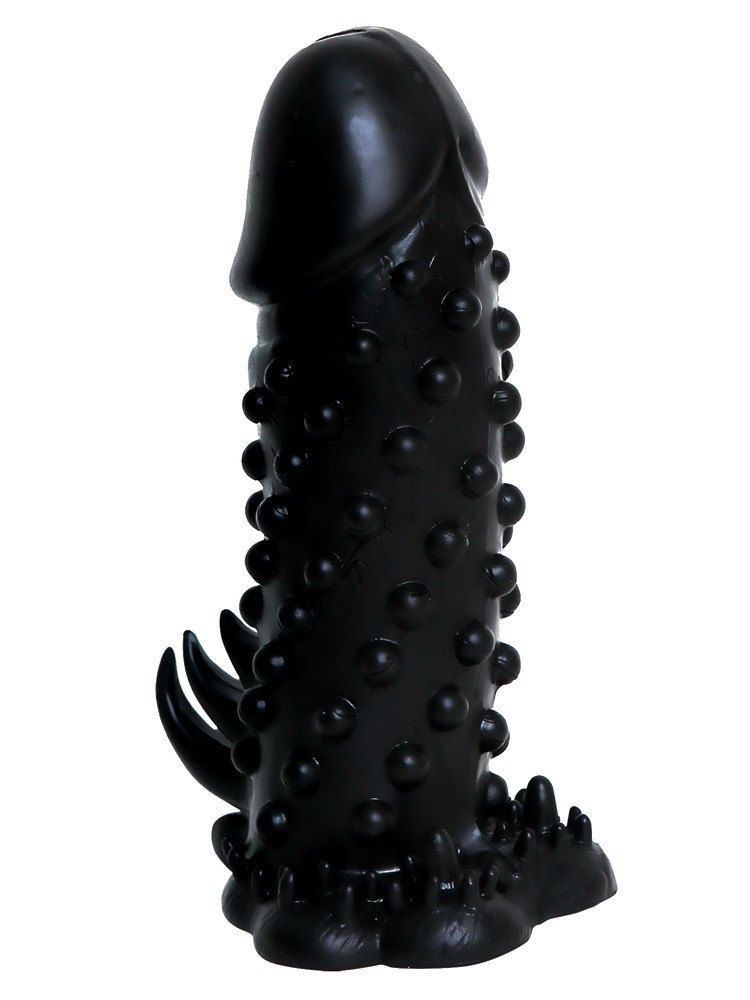 Malesation Nubby Sleeve: Penishülle, schwarz