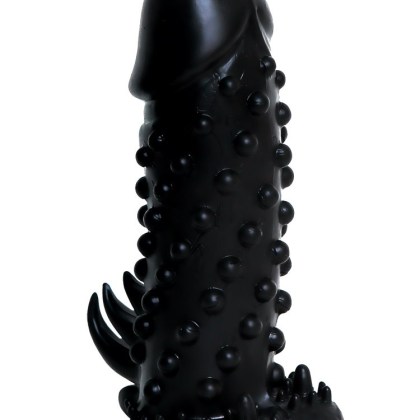Malesation Nubby Sleeve: Penishülle, schwarz Malesation Nubby Sleeve: Penishülle, schwarz