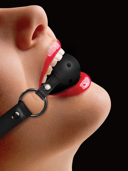 Ouch! Ballknebel, schwarz