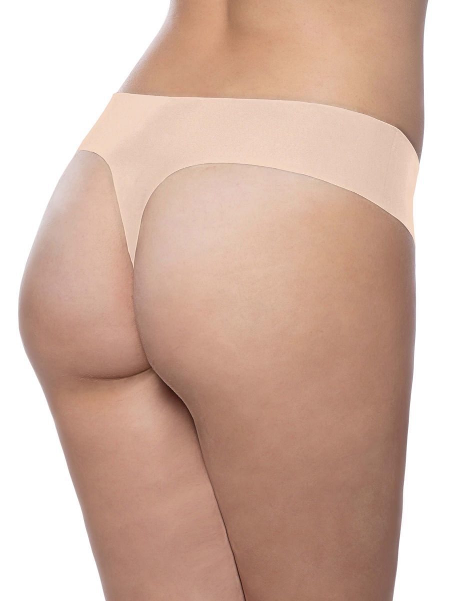 Bye Bra Invisible String: String im 2er Pack, nude + schwarz (XL)