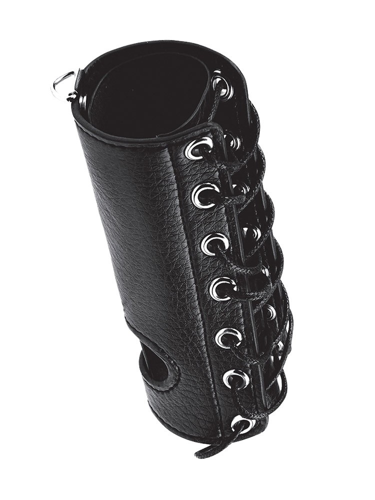 Blue Line 5%27%27 Cock Sheath: Penismanschette, schwarz