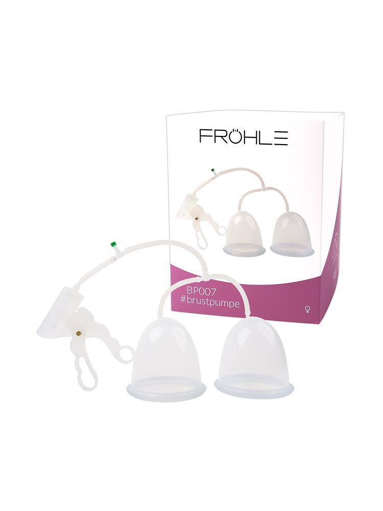 Fröhle: BP007 Brustpumpe Duo C-Cup, transparent