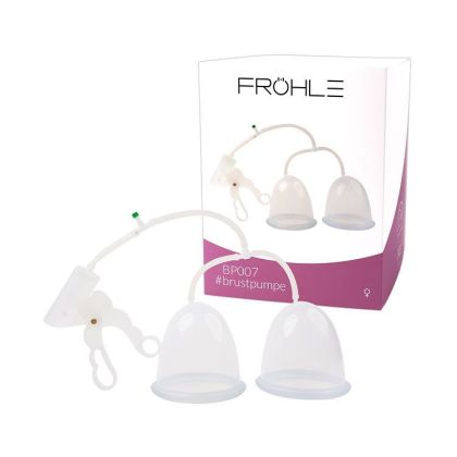 Fröhle: BP007 Brustpumpe Duo C-Cup, transparent Fröhle: BP007 Brustpumpe Duo C-Cup, transparent