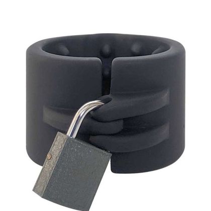 BRUTUS Cruncher: Silikon-Hodenstretcher, schwarz BRUTUS Cruncher: Silikon-Hodenstretcher, schwarz