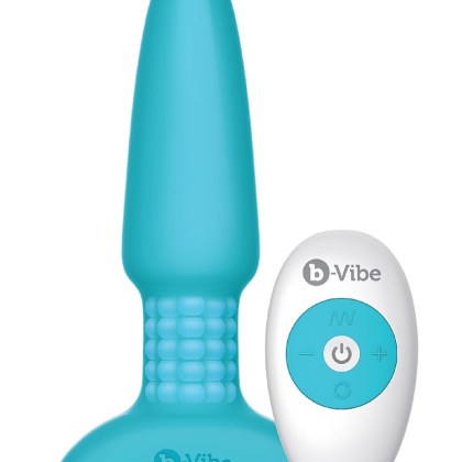 B-Vibe Rimming: Vibro-Plug mit Fernbedienung, teal B-Vibe Rimming: Vibro-Plug mit Fernbedienung, teal