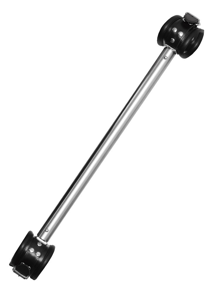 Xx-DreamsToys: Spreizstange mit Leder-Handfesseln, schwarz