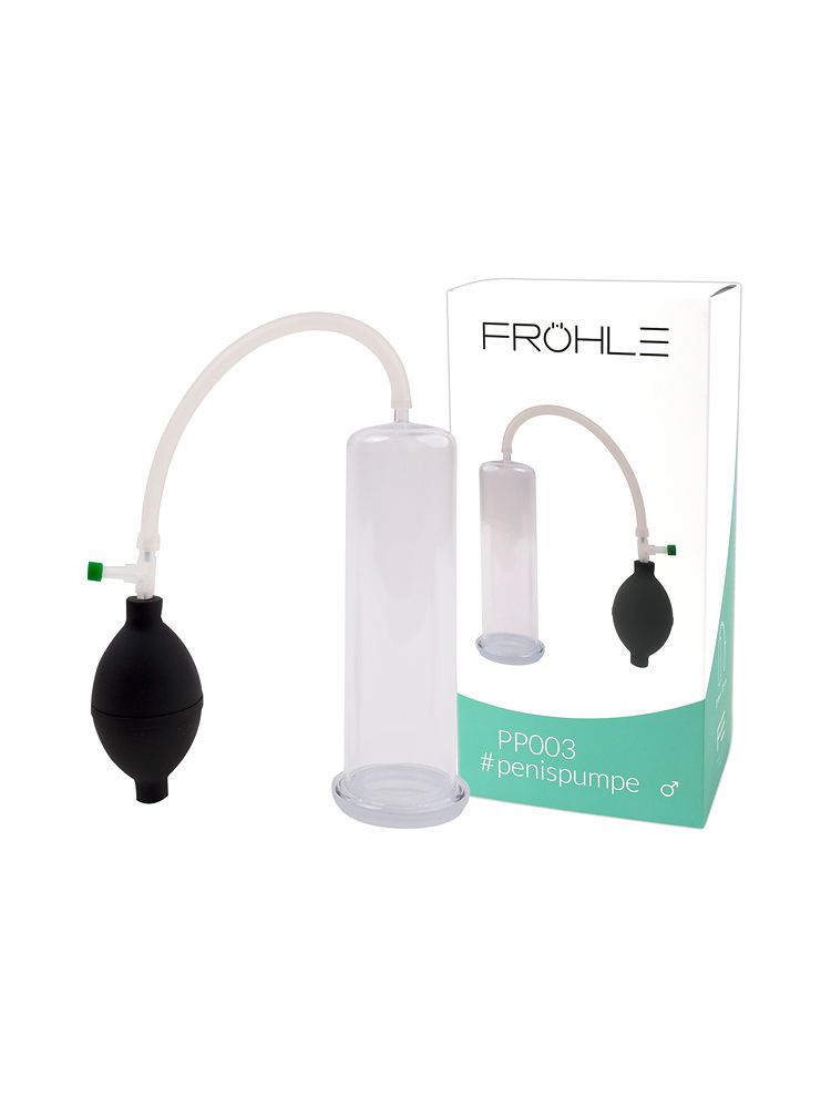 Fröhle: PP003 Penispumpe, glasklar