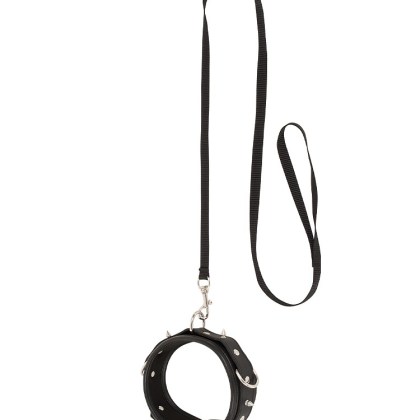 Bad Kitty Halsfessel mit Leine, schwarz Bad Kitty Halsfessel mit Leine, schwarz