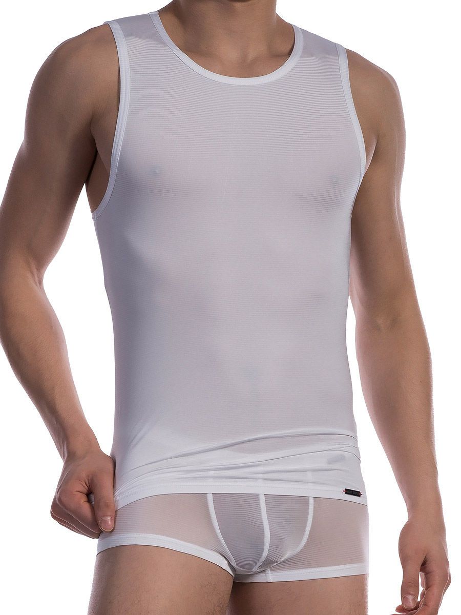 Olaf Benz RED1201: Tanktop, weiß (S)