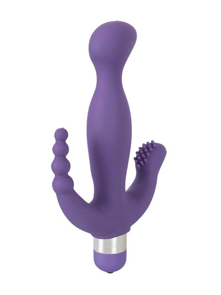 3 Pointer: 3-Punkt-Vibrator, lila