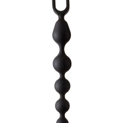 Malesation Ball Chain Medium: Analkette, schwarz Malesation Ball Chain Medium: Analkette, schwarz