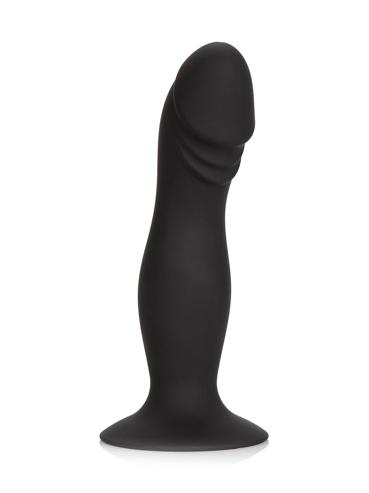 Silicone Anal Stud: Analdildo, schwarz