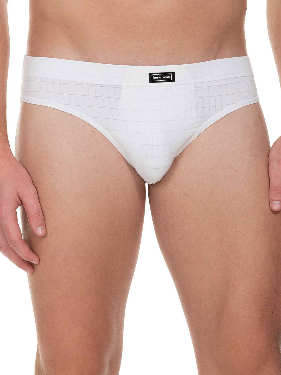 Bruno Banani Check Line 2.0: Sportbrief, weiß (S)