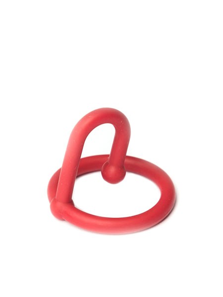 Sport Fucker Cum Stopper: Eichelring mit Spermastopper, rot