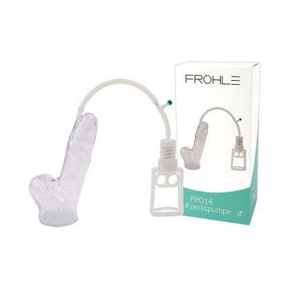 Fröhle: PP014 Realistische Penispumpe, glasklar Fröhle: PP014 Realistische Penispumpe, glasklar