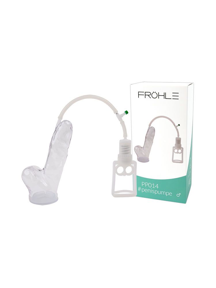 Fröhle: PP014 Realistische Penispumpe, glasklar
