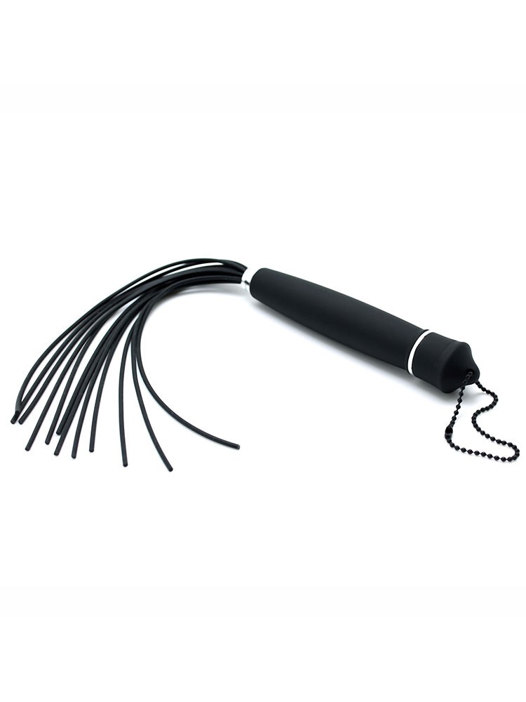 Silikon-Peitsche (30cm), schwarz