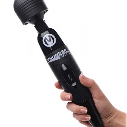 Master Series Thunder Stick: Wandvibrator, schwarz Master Series Thunder Stick: Wandvibrator, schwarz