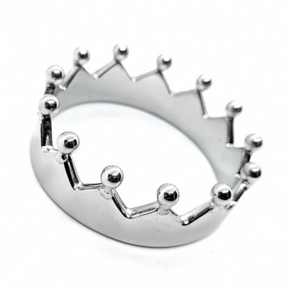 Black Label Stainless Steel Cock Crown: Edelstahl-Penisring (35mm) Black Label Stainless Steel Cock Crown: Edelstahl-Penisring (35mm)