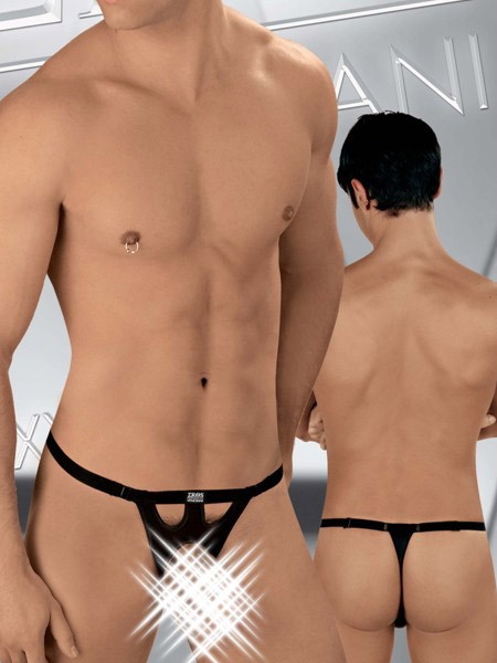 Eros Veneziani Nilo: Funktionsstring, schwarz (M/L)