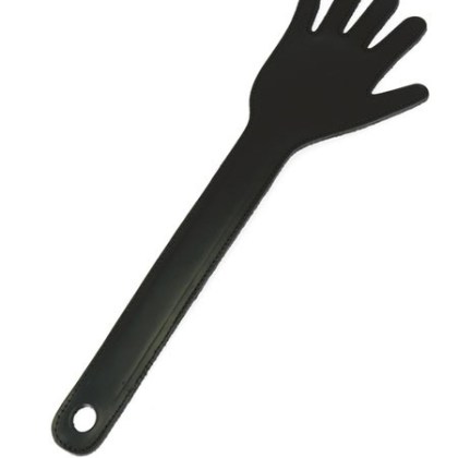 Lederklatsche Hand, schwarz Lederklatsche Hand, schwarz