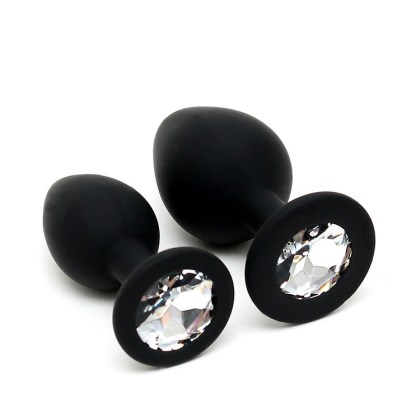 Buttplug Duo: Analplug-Set, schwarz Buttplug Duo: Analplug-Set, schwarz