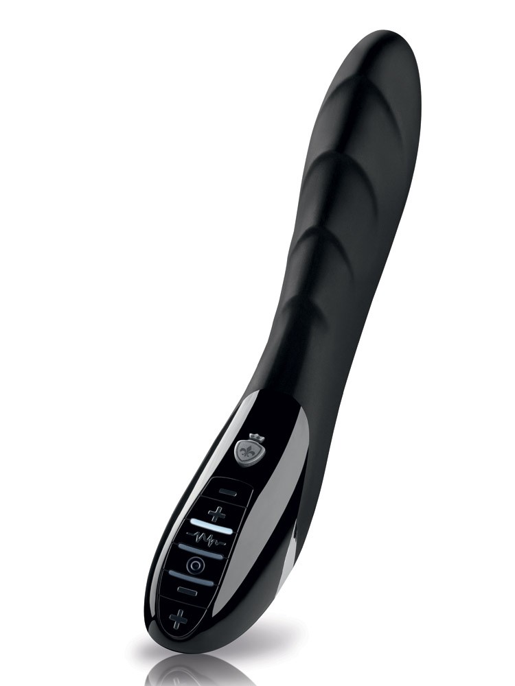 Mystim Sizzling Simon Black Edition: Elektro-Vibrator, schwarz