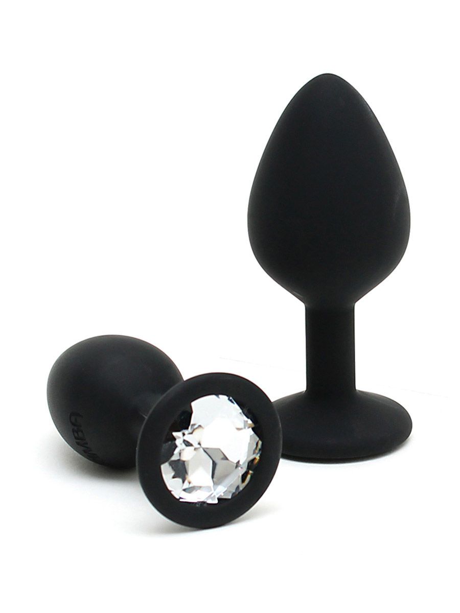 Berlin Bling: Analplug-Set 2-teilig, schwarz