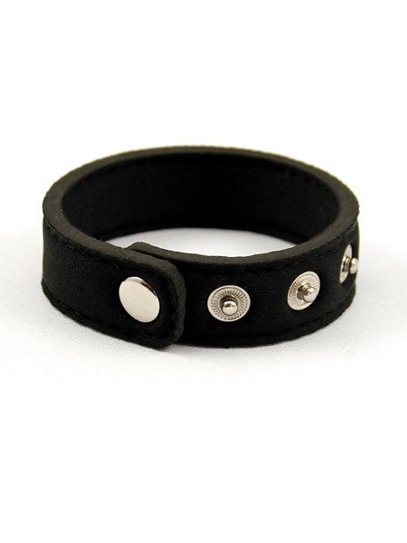 Perfect Fit Neoprene Snap: Penisriemen, schwarz