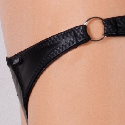 Demoniq Wetlook-Panty: Amanda, schwarz (L/XL) Demoniq Wetlook-Panty: Amanda, schwarz (L/XL)