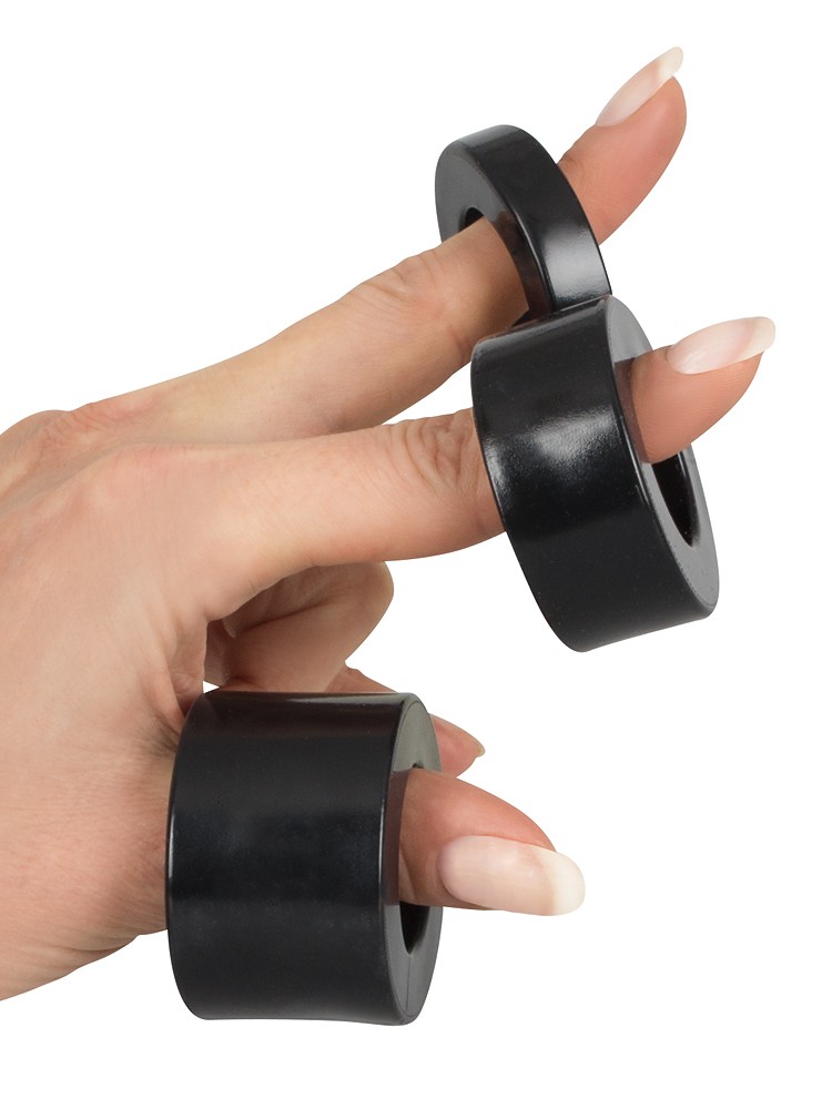 Rebel Ball Stretching Kit: Hodenstretcher-Set, schwarz