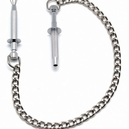 Nippelgreifer mit Kette, silber Nippelgreifer mit Kette, silber