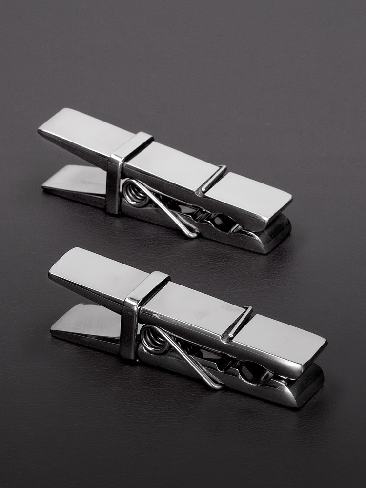 Triune Clothespin Nipple Clamps: Edelstahl-Nippelklemmen