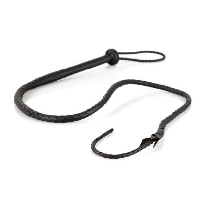 Wild Thing: Leder-Peitsche, schwarz Wild Thing: Leder-Peitsche, schwarz