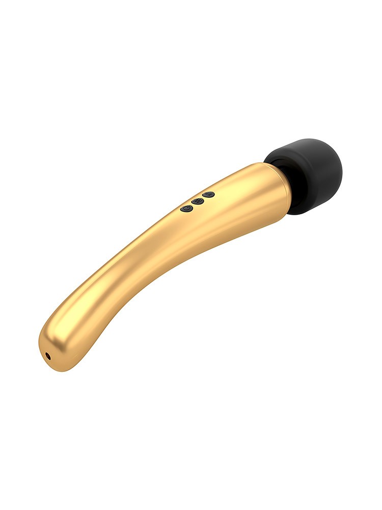 Dorcel Mega Wand: Wandvibrator, gold/schwarz