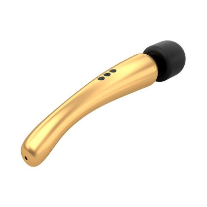 Dorcel Mega Wand: Wandvibrator, gold/schwarz Dorcel Mega Wand: Wandvibrator, gold/schwarz