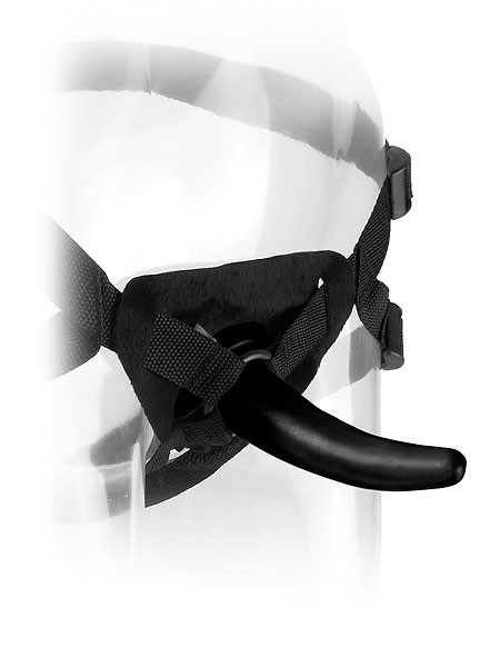 Anal Fantasy The Pegger: Strap-On mit Analdildo, schwarz